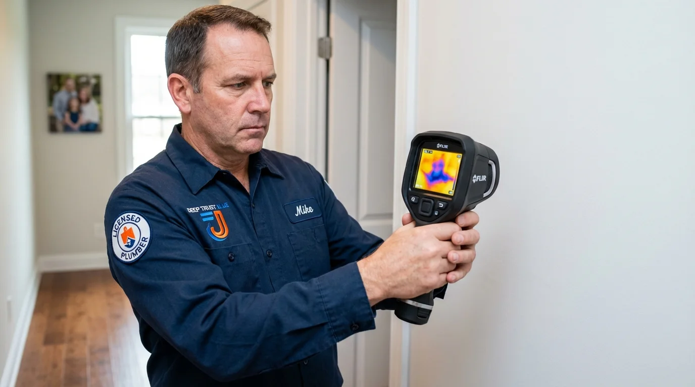 Thermal imaging leak detection by Johns Plumbing LLC in Eatonton
